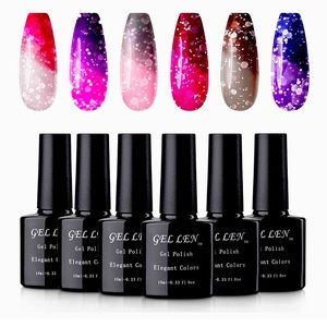 Gellen Sparkle Temperature Changing Chameleon UV Gel Nail Polish